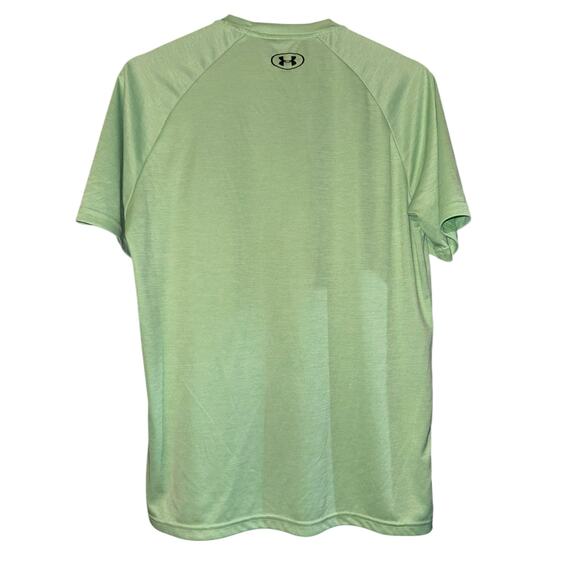 Under Armour Performance Shirt Men Medium Short Sleeve Gym Outdoor Camping Green - Picture 4 of 5